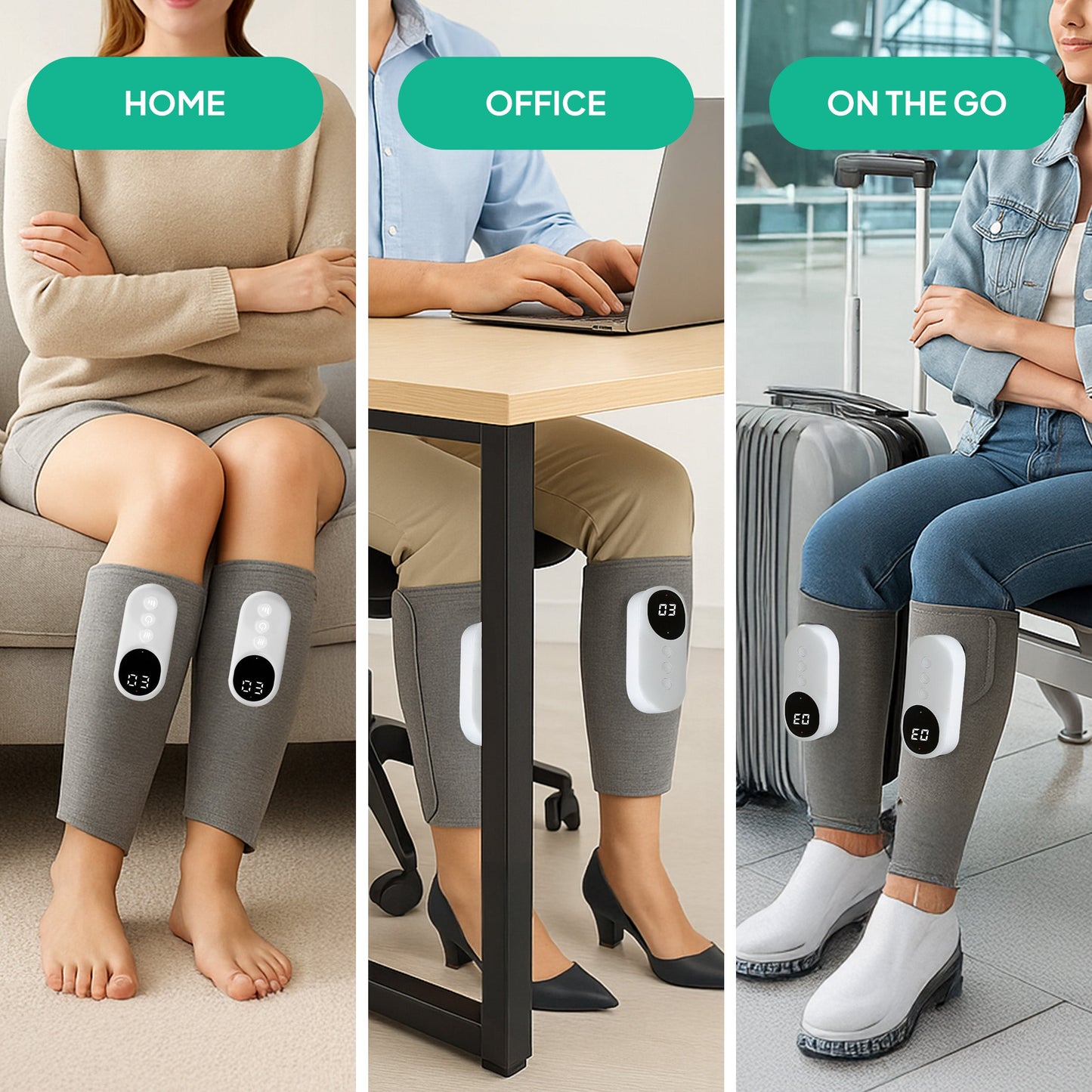 RejuvaFlow Leg Massager