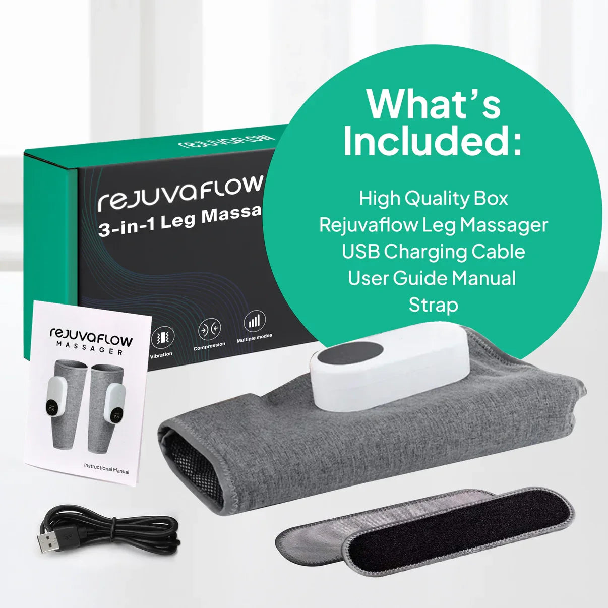 RejuvaFlow Leg Massager