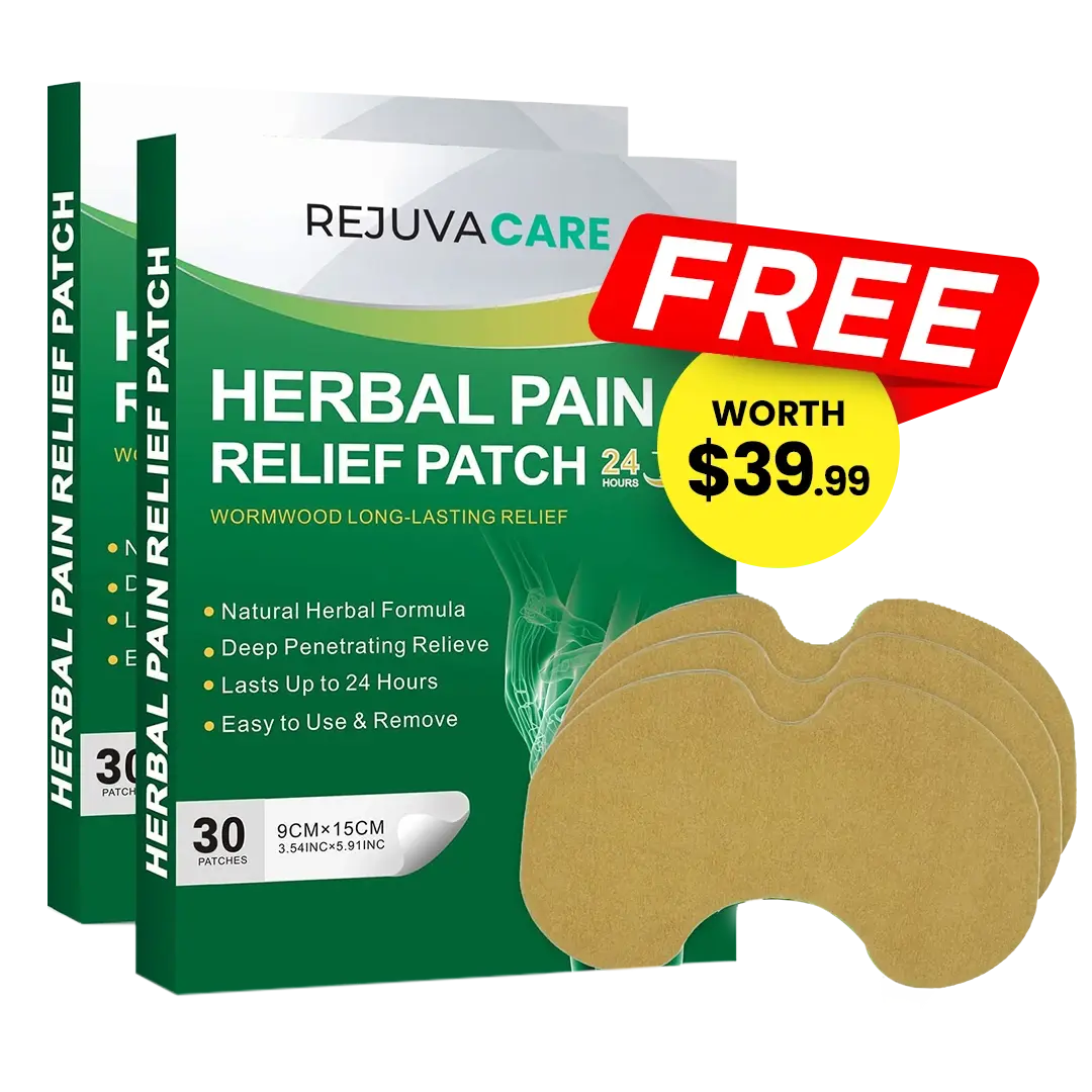 30 RejuvaCare Herbal Pain Relief Patches (BONUS)